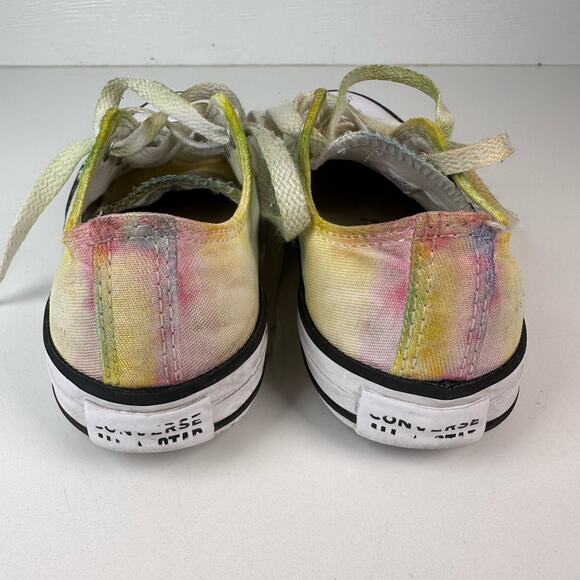 Converse All Star Chuck Taylor Youth Size 2 Multi Tie Dye Canvas Sneaker Shoes - Picture 3 of 8